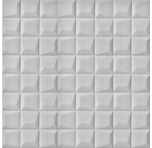 Čtvercová obkládačka s 3D pyramidovým designem pro interiér