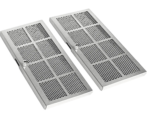 Dva kovové filtry s mřížkovou strukturou