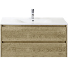 Skříňka pod umyvadlo se dvěma zásuvkami a umyvadlem