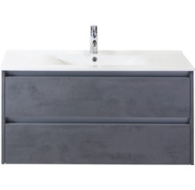 Skříňka pod umyvadlo se dvěma zásuvkami a umyvadlem