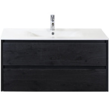 Skříňka pod umyvadlo se dvěma zásuvkami a armaturou