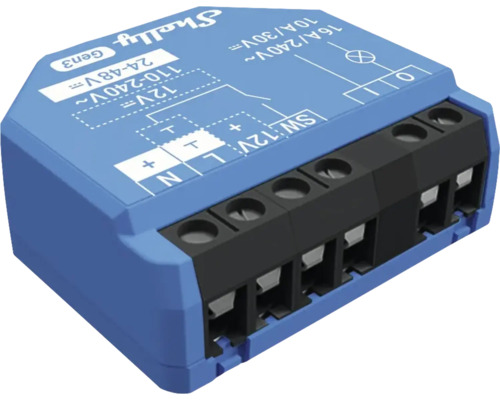 Shelly Gen3 relé pro automatizaci domácnosti