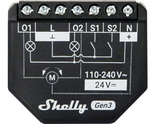 Elektrické schéma Shelly Gen3
