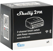 Balení chytrého spínače Shelly 2PM Gen3