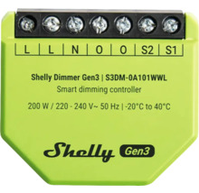 Chytrý stmívací regulátor Shelly Dimmer Gen3