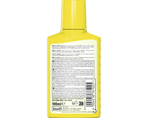 Tetra AlguMin přípravek proti řasám v 100 ml lahvi