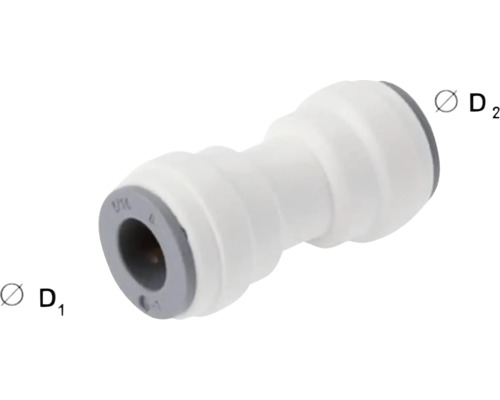 Spojka plast 3/8"x1/4"