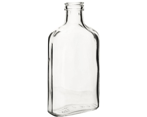 Láhev placatka skleněná 100 ml