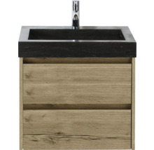 Skříňka pod umyvadlo se dvěma zásuvkami, umyvadlo a armatura