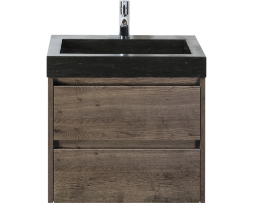 Skříňka pod umyvadlo se dvěma zásuvkami a umyvadlem