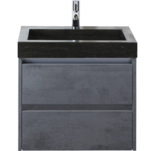 Umyvadlová skříňka se dvěma zásuvkami a baterií