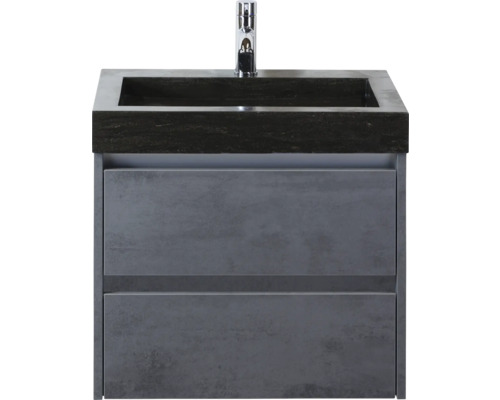 Umyvadlová skříňka se dvěma zásuvkami a baterií