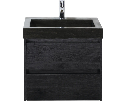 Skříňka pod umyvadlo se dvěma zásuvkami a umyvadlem na desku a baterií