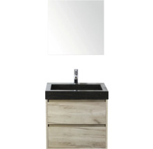 Kombinace umyvadla se zrcadlem, umyvadlem a spodní skříňkou