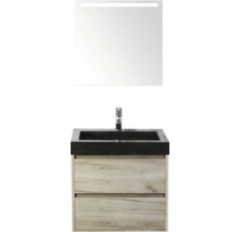 Umyvadlová sestava se zrcadlem a dvěma zásuvkami