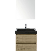 Kombinace umyvadla se zrcadlem, umyvadlem a spodní skříňkou