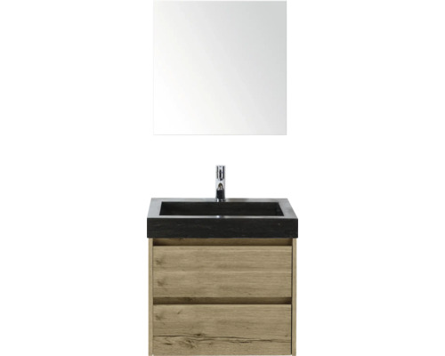 Kombinace umyvadla se zrcadlem, umyvadlem a spodní skříňkou