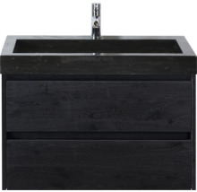 Umyvadlová skříňka se dvěma zásuvkami a baterií