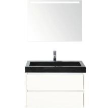 Kombinace umyvadla se zrcadlem a spodní skříňkou