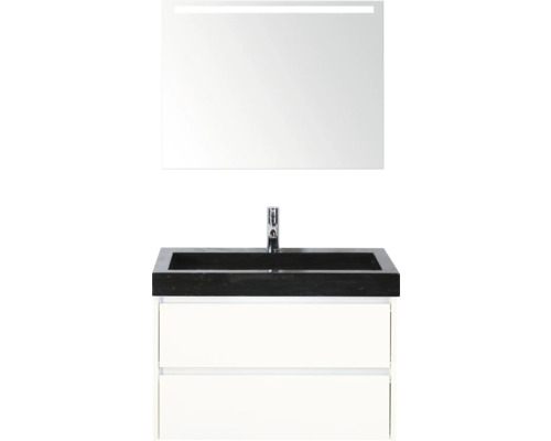 Kombinace umyvadla se zrcadlem a spodní skříňkou