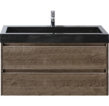 Skříňka pod umyvadlo se dvěma zásuvkami a umyvadlem