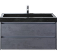 Umyvadlová skříňka se dvěma zásuvkami a baterií