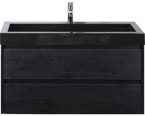 Skříňka pod umyvadlo se dvěma zásuvkami a baterií