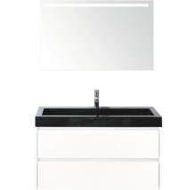 Umyvadlová sestava se zrcadlem a spodní skříňkou