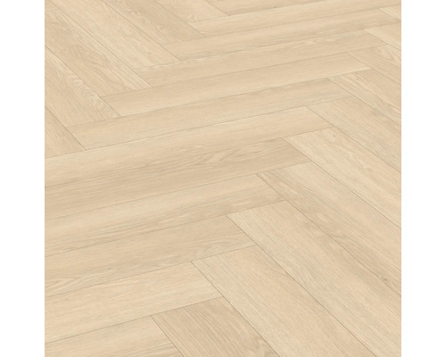 Laminátová podlaha 8.0 Nature Sense EL2133 Pokládka světlé laminátové podlahy do vzoru rybí kost