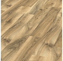 Detail laminátové podlahy s dřevěným vzhledem