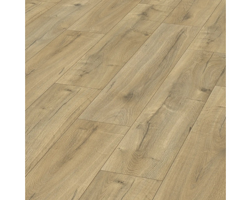 Laminátová podlaha 8.0 Nature Sense EL2077 Položená laminátová podlaha s dřevěným vzhledem