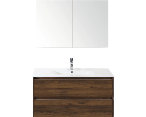 Skříňka pod umyvadlo se zrcadlem