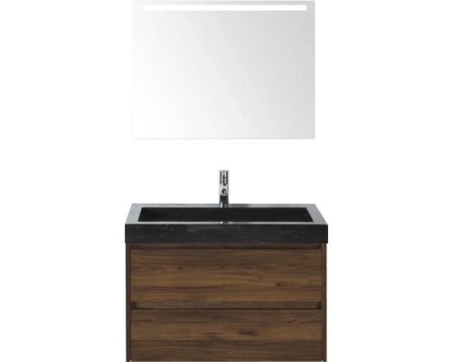 Umyvadlová souprava se zrcadlem a spodní skříňkou