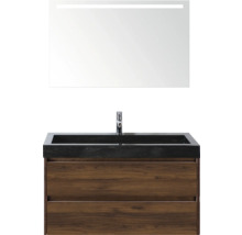 Kombinace umyvadla se zrcadlem a spodní skříňkou