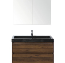 Umývadlová sestava s umyvadlem, spodní skříňkou a zrcadlovou skříňkou