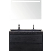 Umyvadlová skříňka se zrcadlem a dvěma zásuvkami