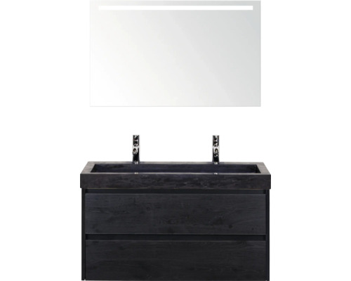 Umyvadlová skříňka se zrcadlem a dvěma zásuvkami