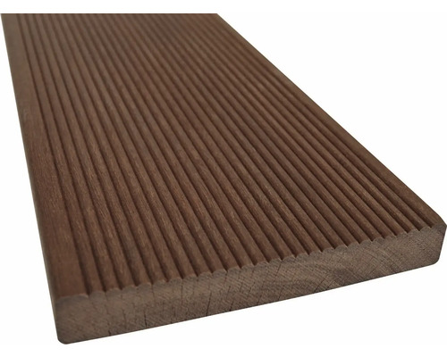 Dřevěné terasové prkno massaranduba 21 x 145 x 2750 mm Terasa z dřeva s rýhovaným povrchem