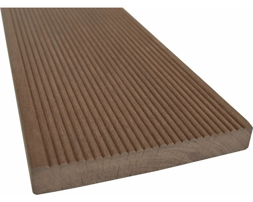 Dřevěné terasové prkno massaranduba 21 x 145 x 2450 mm Terasa s rýhovaným povrchem