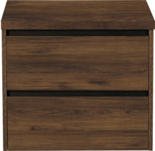 Dřevěný noční stolek se dvěma zásuvkami