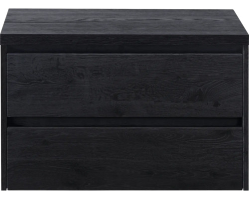 Noční stolek se dvěma dřevěnými zásuvkami