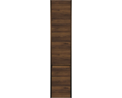 Úzká vysoká skříňka s dřevěným vzhledem
