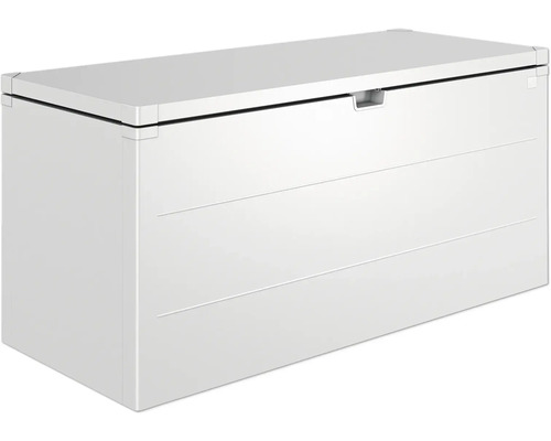 Bílý plastový úložný box s víkem