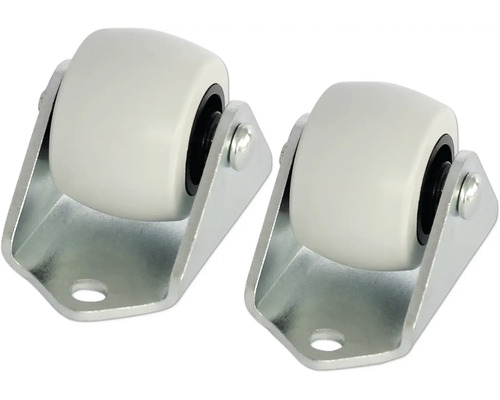 Dvě nábytková kolečka s ocelovým pouzdrem