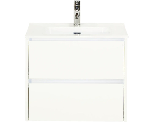 Skříňka pod umyvadlo se dvěma zásuvkami a vodovodní baterií