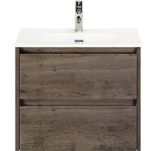 Skříňka pod umyvadlo se dvěma zásuvkami a umyvadlem