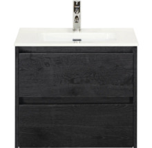 Skříňka pod umyvadlo se dvěma zásuvkami a umyvadlem