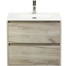 Skříňka pod umyvadlo se dvěma zásuvkami a baterií