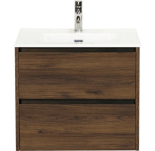 Skříňka pod umyvadlo se dvěma zásuvkami a umyvadlem