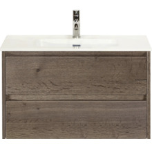 Umyvadlová skříňka se dvěma zásuvkami a umyvadlem